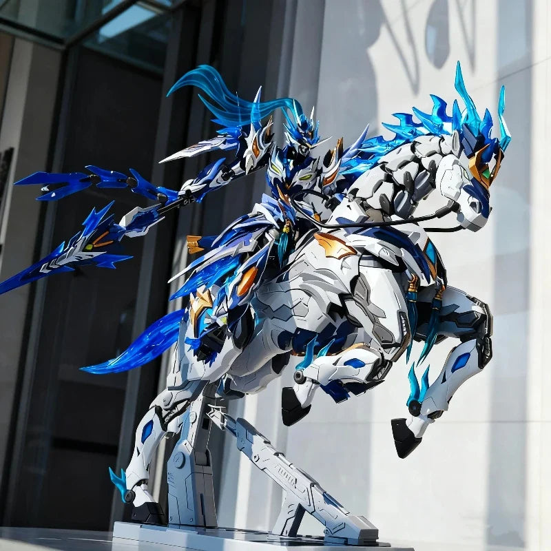 Motor Nuclear 1/10 Zhao Yun Action Figures Legend Of Star General Alloy Skeleton Mecha Model Kit Assembly Toy Collectible Gift