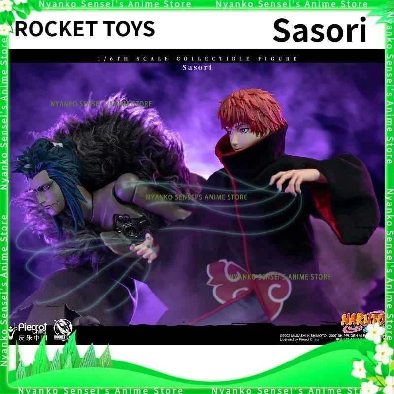 In Stock ROCKET TOYS Sasori ROC-010 Akatsuki Naruto Shippuden Soldier Action Figure Anime Model Trendy Toy Doll Gift Collectible
