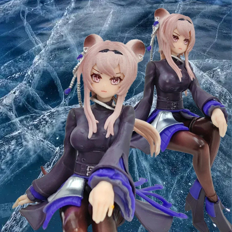 Game Arknights Lin 15cm Figure Sitting Noodle Stopper Anime Figure Action Figurine Model Collectible Ornaments Decoration Gift