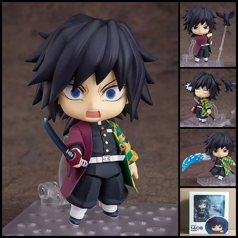 Demon Slayer Agatsuma Zenitsu Figma Action Figure - Anime Collectible Model Toy for Fans And Collectors Painted DX-522
