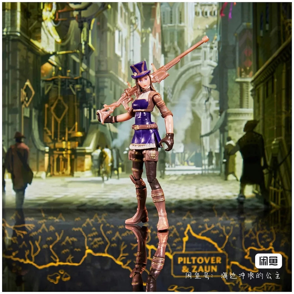 Hot League Of Legends Anime Figure Arcane Figure Jinx Ekko Endro  Figurine Pvc Room Christmas Gift For Kids Toys