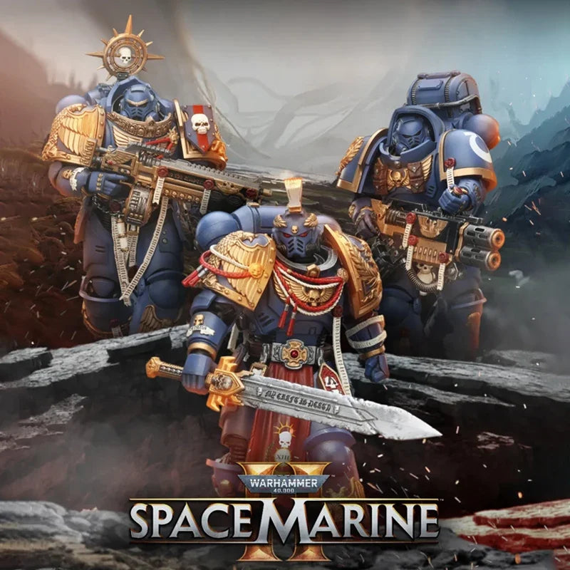 JOYTOY Warhammer 40K Ultramarines Heavy Relic Primus Armor 1/18 Action Figures Heavy Artificer Armor Game Model Collectible Toys