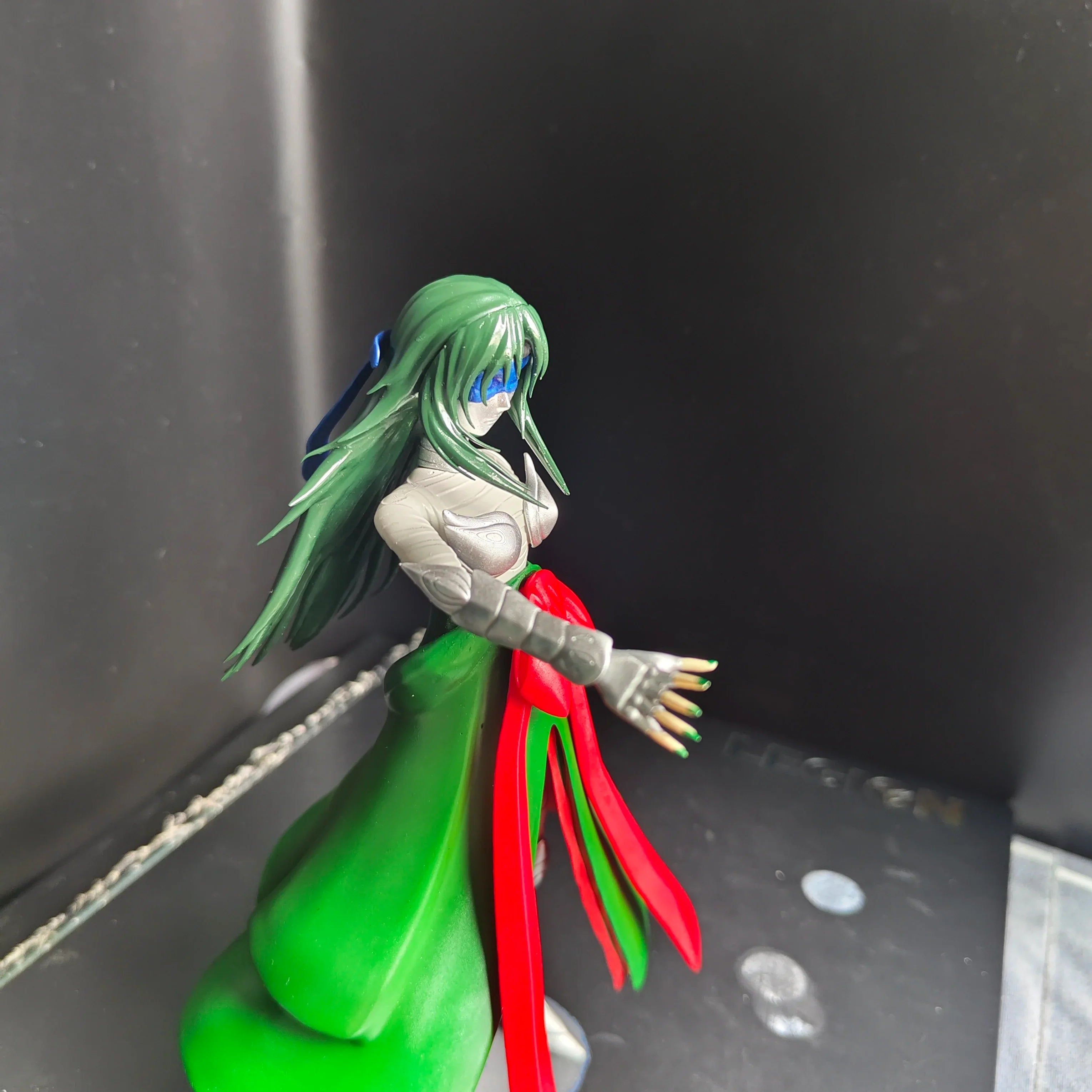 Saint Seiya Omega: Peacock Mayura - Saintia Sho Female Silver Saint Resin Statue Collectible Model