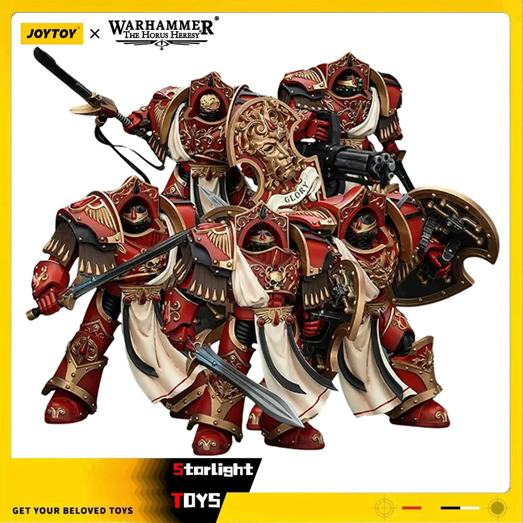 JOYTOY Warhammer 40K Blood Angels Crimson Paladins Squad Model Toy Gift 1/18 Action Figure