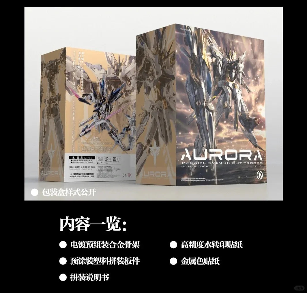Infinity Nova 1/100 Aurora In Era Pmd Actionfiguren Legierungsgussrahmen Mecha Modellbausatz Montagespielzeug Desktop Ornament Geschenke