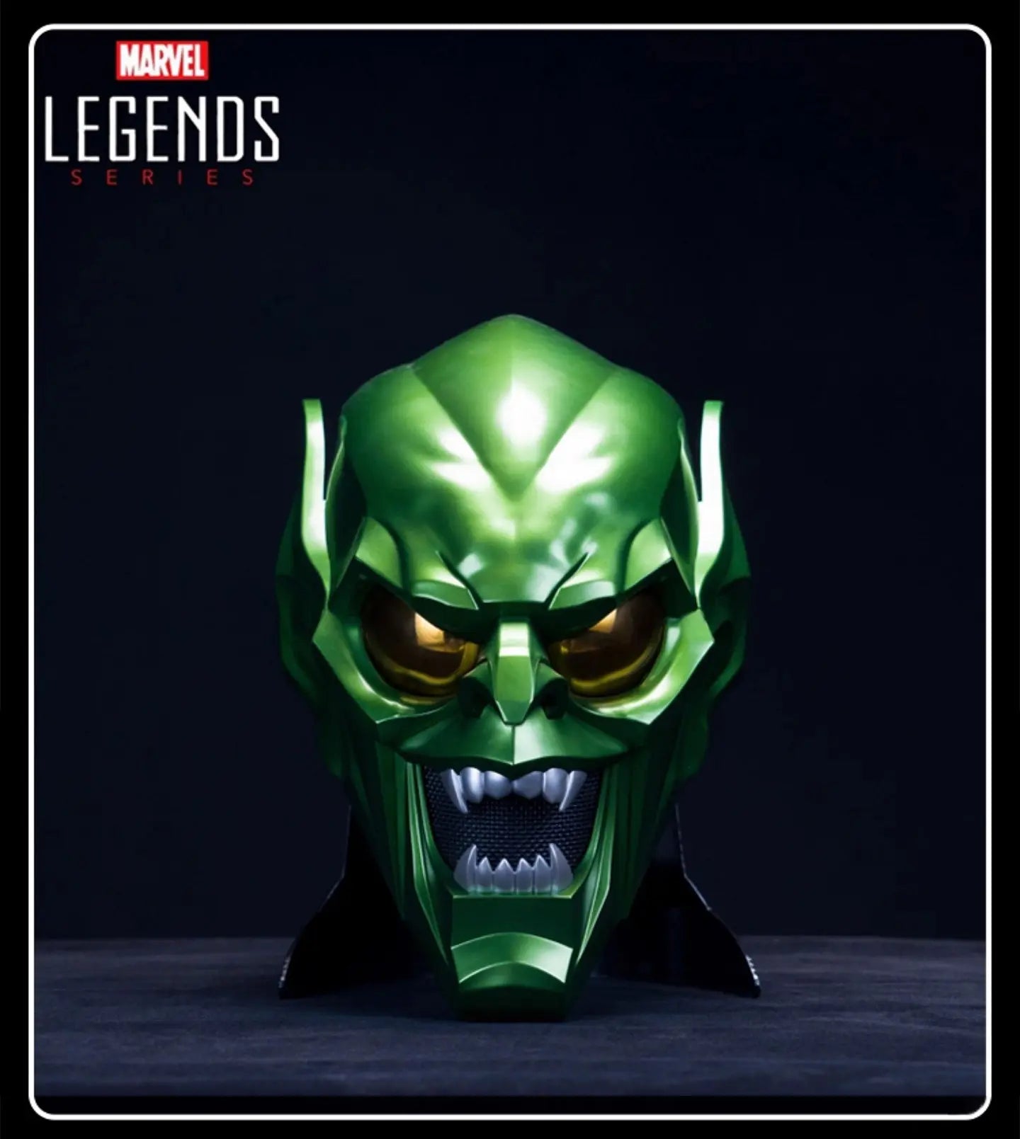 Hasbro Marvel Legends Series Spider-Man: No Way Home Green Goblin Helm Cosplay Premium Sammlerstück Rollenspiel-Requisite