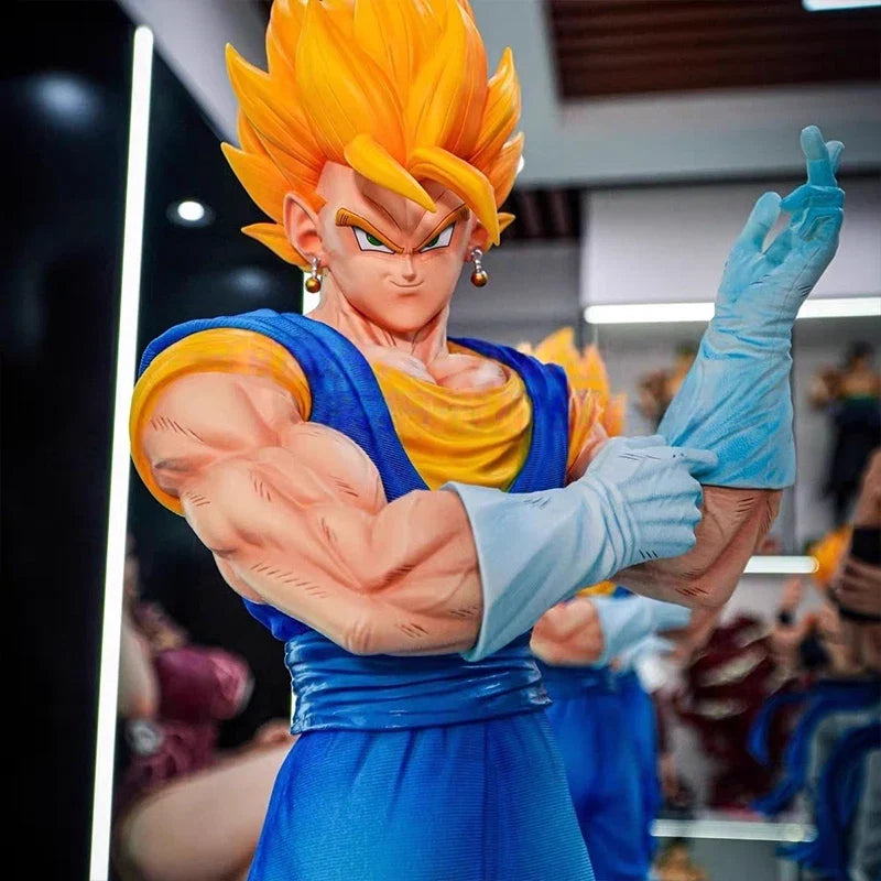 Jt Toy 50cm Dragon Ball Vegetto Anime Figure Gogeta Statue Super Saiyan Action Figures PVC Collection Model Decor Toys Gifts