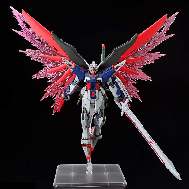 Bandai Genuine HG DESTINY GUNDAM SpecII & ZEUS SILHOUETTE Anime Action Figure Robot Collectible Assembly Model Toy Gift Children