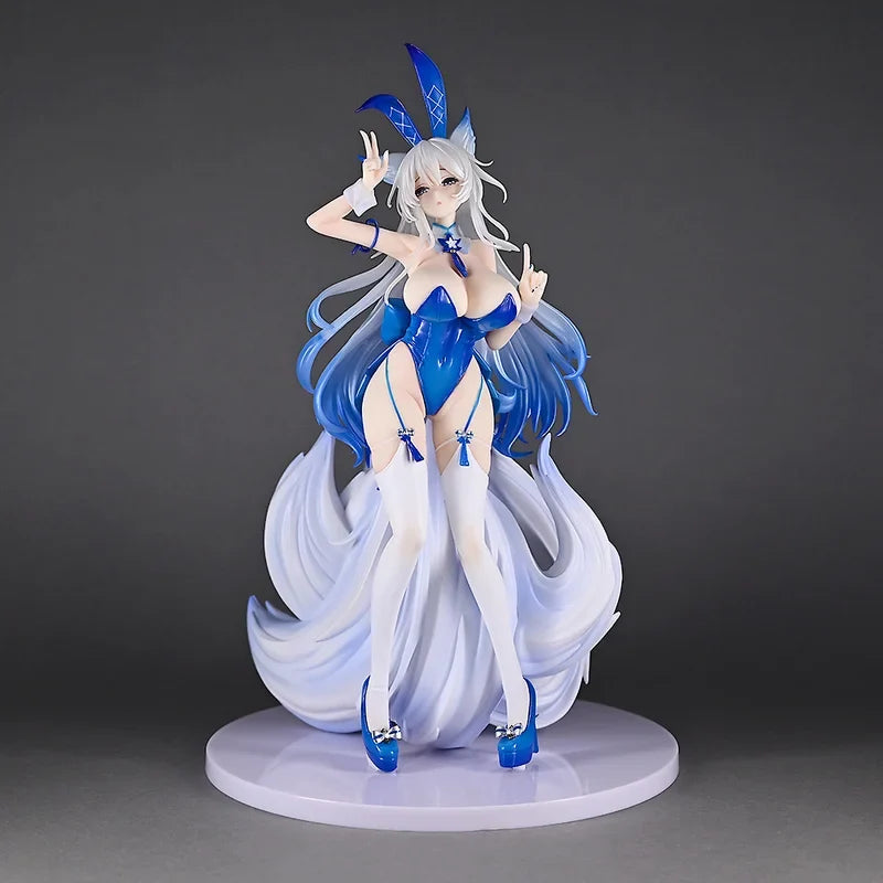 28cm Azur Lane Shinano Luminous Moon Dream Entanglement Bunny Girl GK Statue Highly Detailed Anime Desktop Display Model