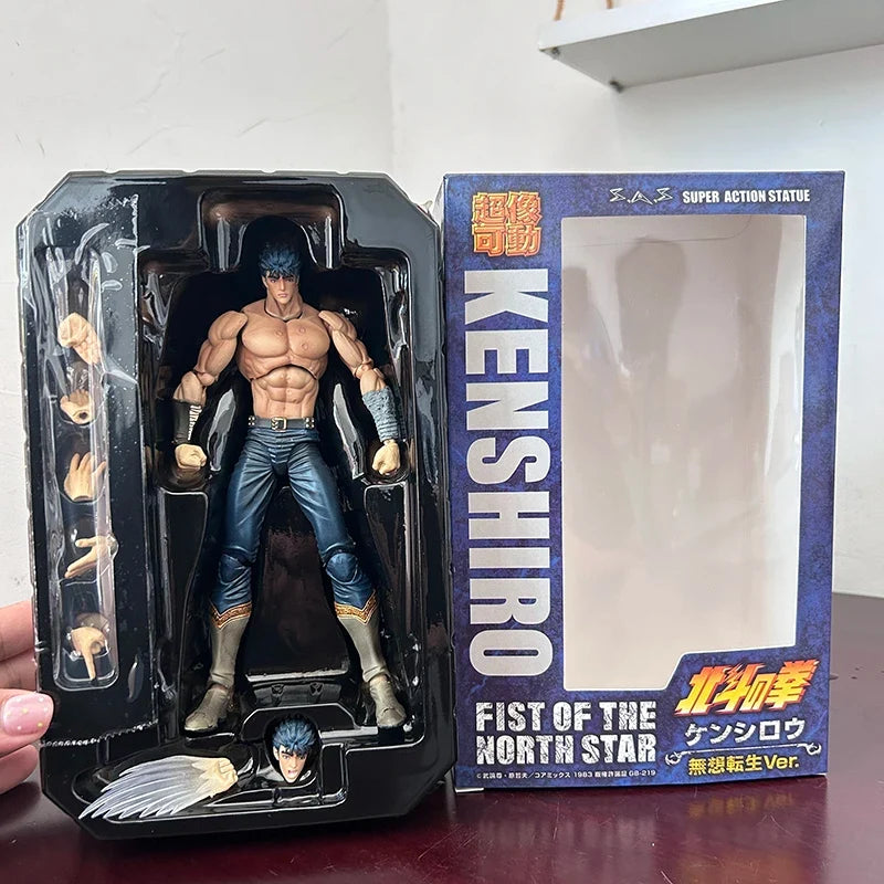 17cm Hokuto No Ken Kenshiro Figure Fist Of The North Star Action Figures Pvc Anime Model Collectible Action Toys Gift Decoration