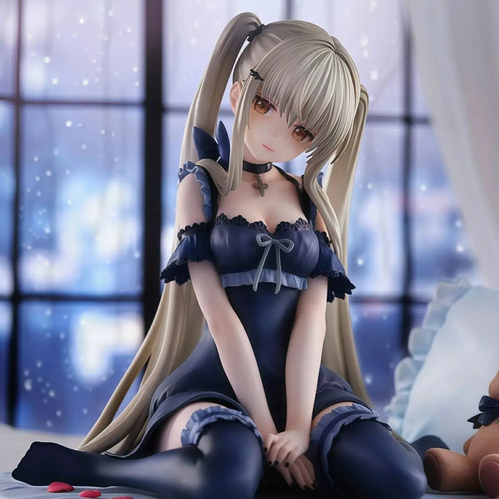 15cm Shiina Mahiru Neighbor Angel Lord Beautiful Girl Anime Handmade Action Figures Desktop Case Decoration Ornament Gift
