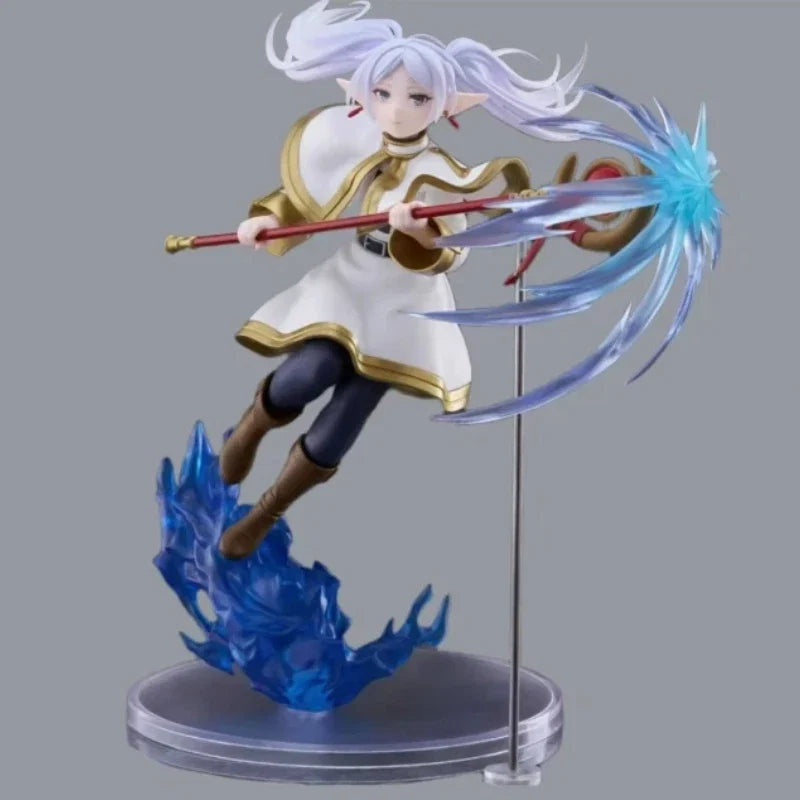 Frieren: Beyond Journey'S End 21cm Frieren Anime Figure Model Statue Exquisite Desktop Ornament Collection Toys Surprise Gifts