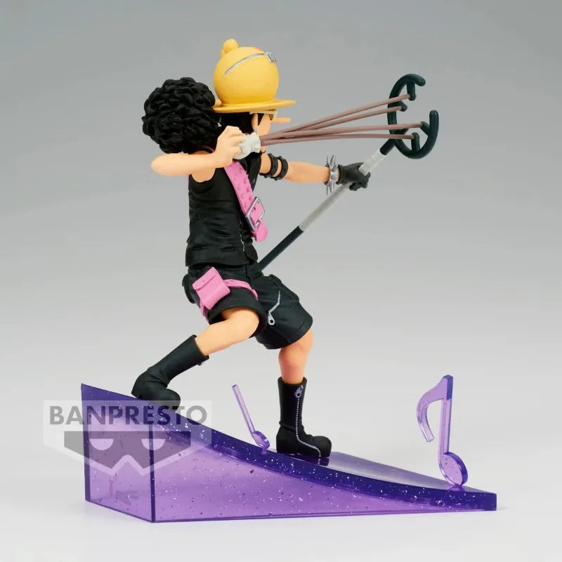 Bandai Original Anime One Piece FILM RED SENKOUZEKKEI Usopp Yasopp Action Figure Hobby Collection Model Toys Kids Gift