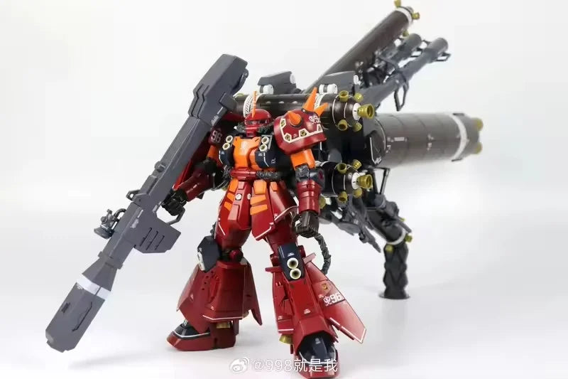 NEW Lane Leien Model ZG-001 ZG-002 MG MS-06R Psycho Zaku Action Figure Thunderbolt Anime Figures 1/100 Scale Model Kit Gifts