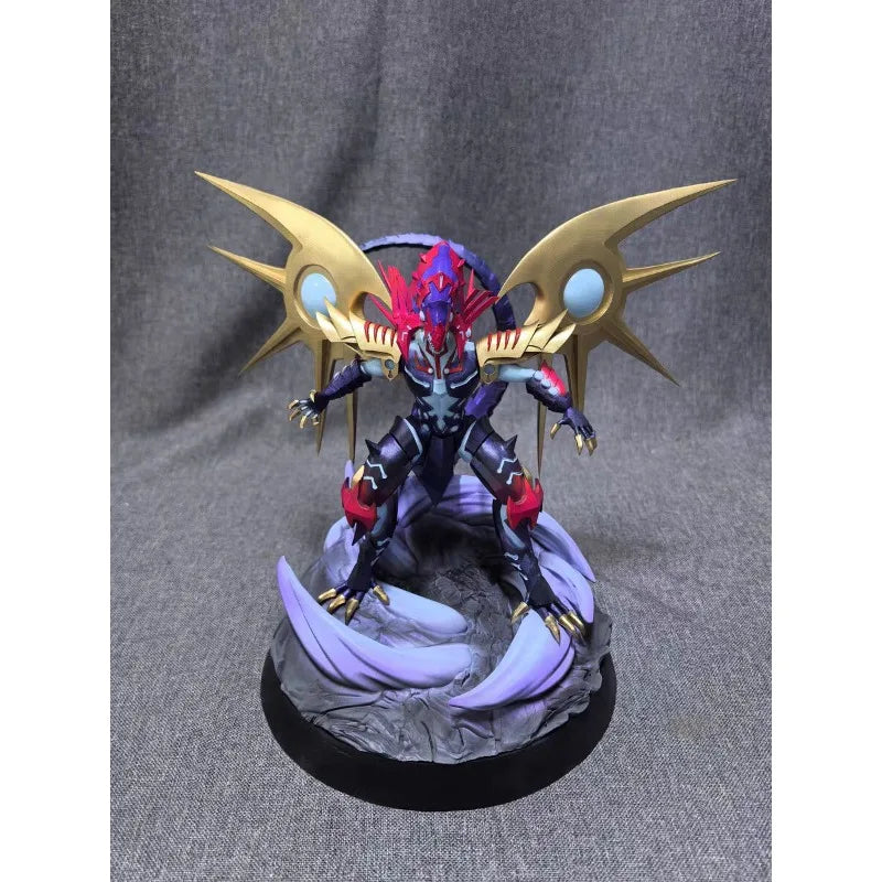 25cm Duel Monsters Figure Galaxy-Eyes Cipher Dragon Handmade Customization Anime Model Resin Desktop Ornaments Holiday Gifts Toy
