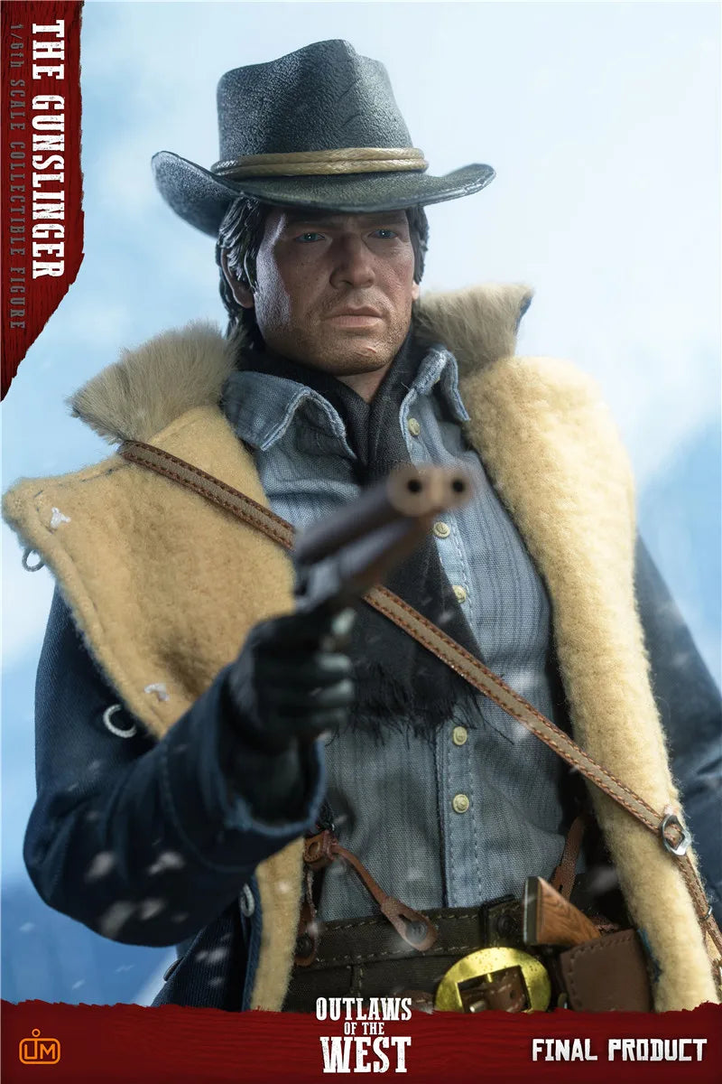 Original LIMTOYS LIM008 1/6 Full Set Male Soldier Western Cowboy Arthur Model With 2 Head Sculpt 12 Inch Action Figure Doll