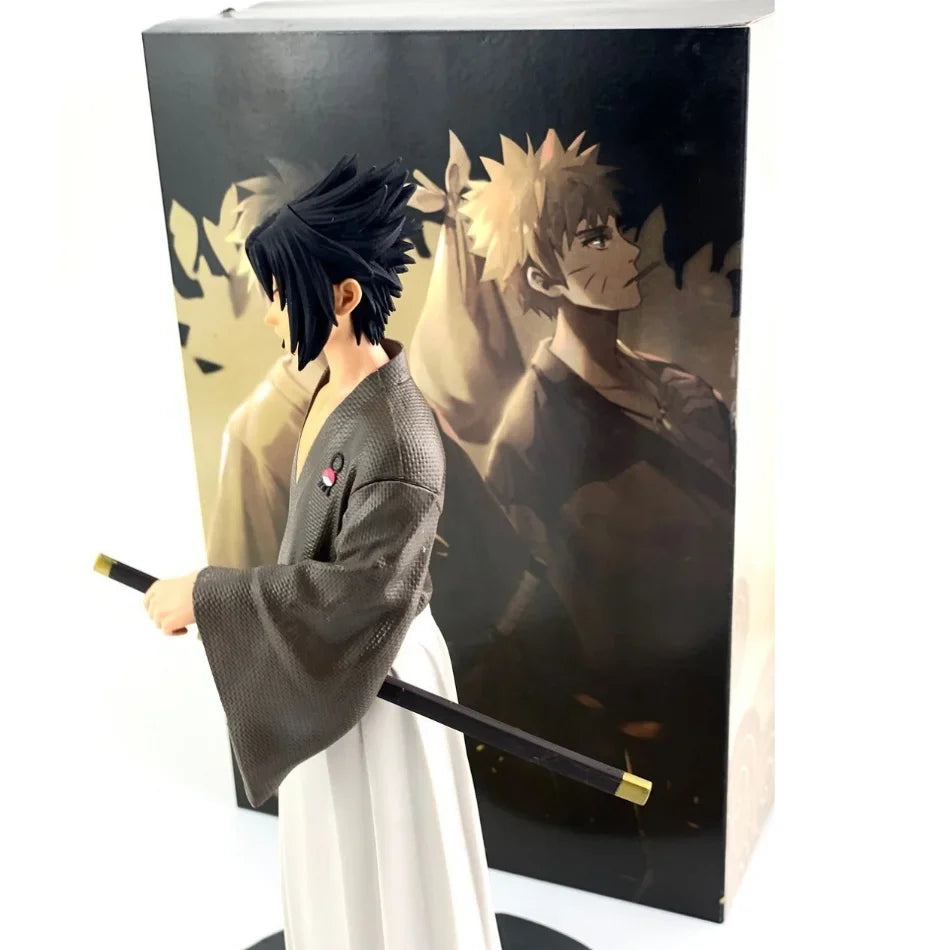 30cm Anime Naruto NARUTO Anime Figure Uchiha Sasuke kimono series Action Figure Model  Collections childrenToys birthday Gifts