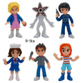 New 6PCS Q Version Figure Wholesale Steve Monster Handheld Figures with Bagged Small PVC Dolls Desktop Decora Gifts