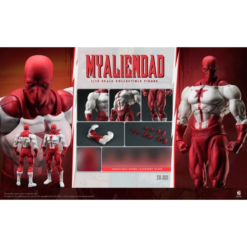 NEW PRE ZOOMRIG Studio ZR-001 TN-001 Action Figures 1/12 Invincible Boy Omni Man MYALIENDAD Collection Model Figurine Gifts Toys