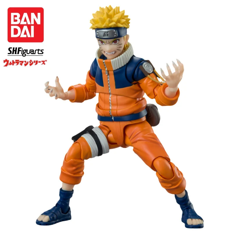 In Stock Bandai S H Figuarts Original Naruto Uzumaki Naruto Model Doll Brand New Boxed Action Figure Anime Merchandise Figurine