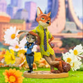 Disney Zootopia Judith Nick Cartoon Character Figurine Toy Desktop Ornament Official Birthday Gift Collectible