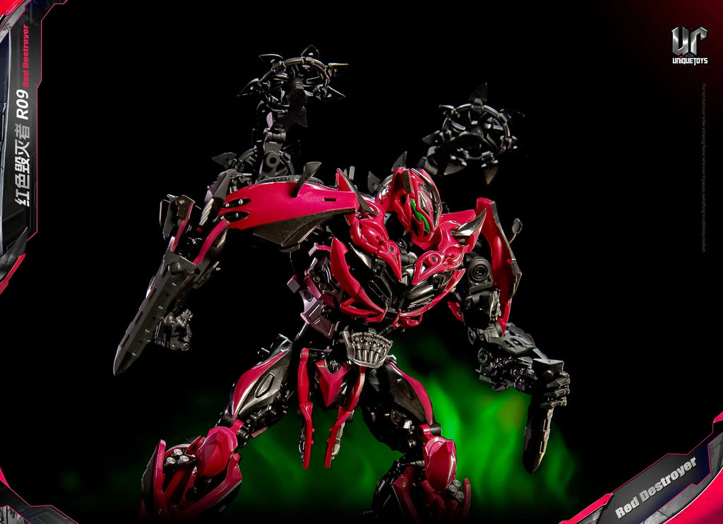 UniqueToys UT R09 R-09 Poisson Bite Red Destroyer Stinger Movie Edition Transformation Action Figure‌ Model Christmas Gift