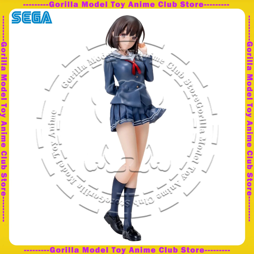 In Stock Original Genuine SEGA Luminasta Megumi Katō Figure Saekano Fine 22cm Anime Statue Japanese Collectible Gift Ornament