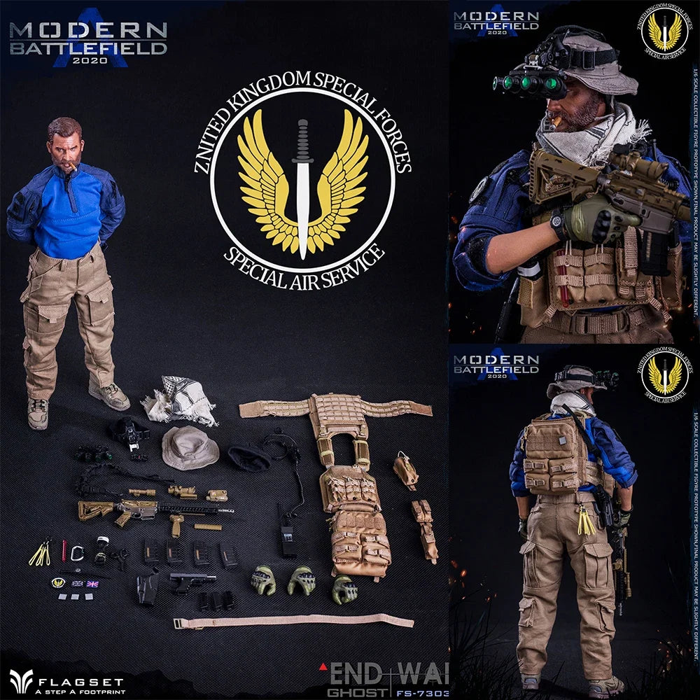 ViiKONDO 1/6 Flagset FS 73033 73031 73049 KS21001 Ghost Action Figure Model 12inch Simon Riley John Price Zimo COD Team Army Men
