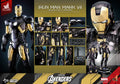 Original Hot Toys Iron Man Action Figure 1/6 Avengers Ironman MK7 BLACK & GOLD Figurine MARK VII HT MMS741-D61 Statue Toy Gift
