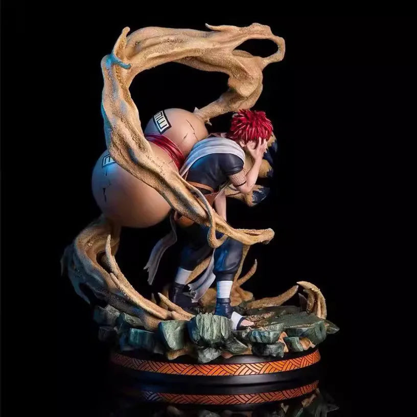25cm Naruto Anime Figure Gaara Peripheral PVC Model Scene Collect Statue Desktop Decoration Ornaments Kids Birthday Gifts Toys