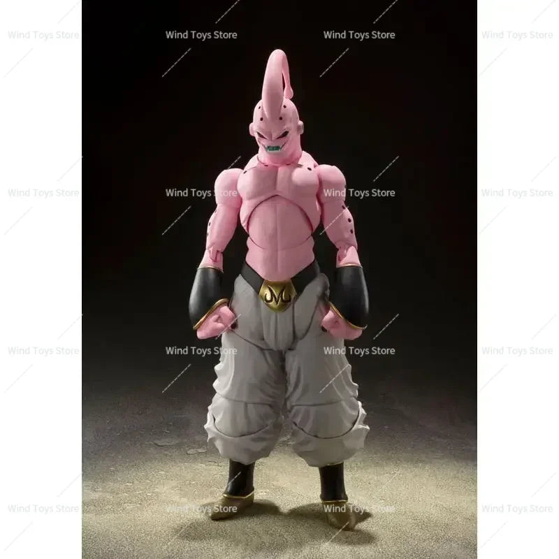 In Stock Bandai Original S.H. Figuarts Majin Buu Evil Dragon Ball Z Anime Action Figure Model Toy Collection Gift