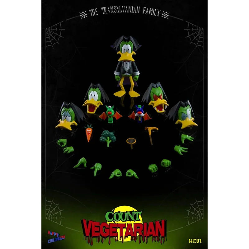 In Stock Original Happy Childhood HC01 Count Duckula Anime Action Collection Figures Model Toys