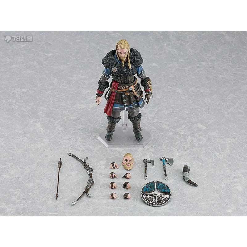 Max Factory Original Finished Movable Doll Series Assassin's Creed: Viking Age Anime Action Figure Model Toy Model Gifts for Boy