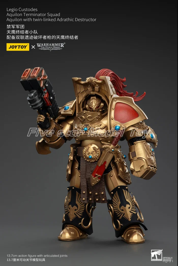 In Stock Original JOYTOY Warhammer 40K Legio Custodes Aquilon Terminator Squad  1/18 Action Figure Model Toy Gift Collection
