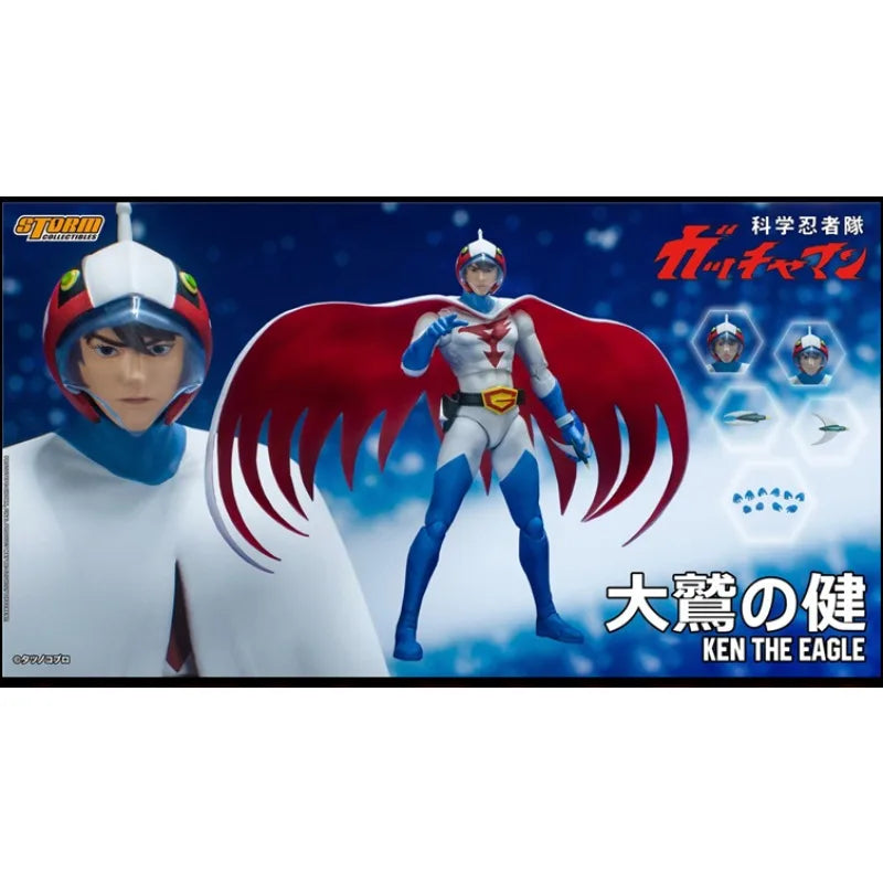 New Storm Toys Original 1/12 Science Ninja Team G1: Ken of The Great Eagle GMKE01 Anime Mobile Model Toy Boy Gift Collection