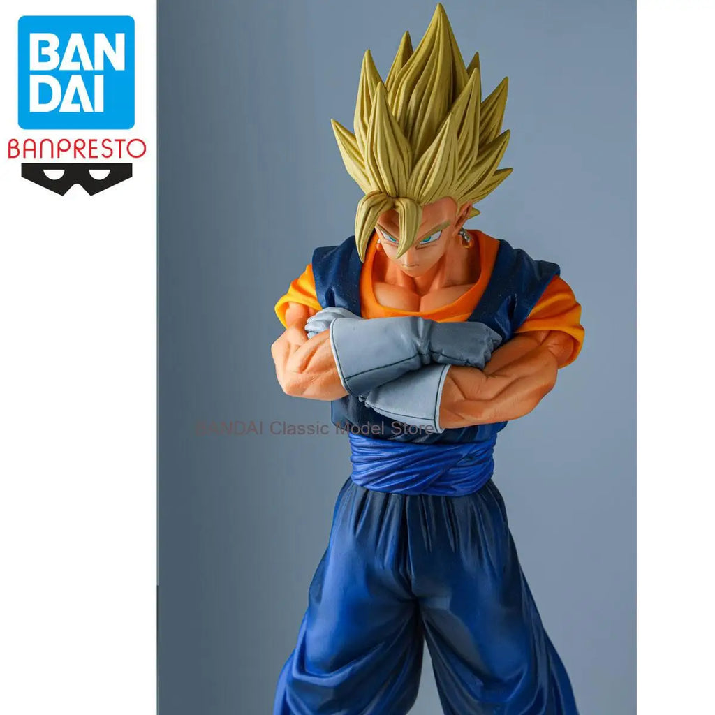 Bandai Original BANPRESTO Anime msp Dragon Ball Z CLEARISE Super Saiyan Vegetto Action Figures Collection Model Toys