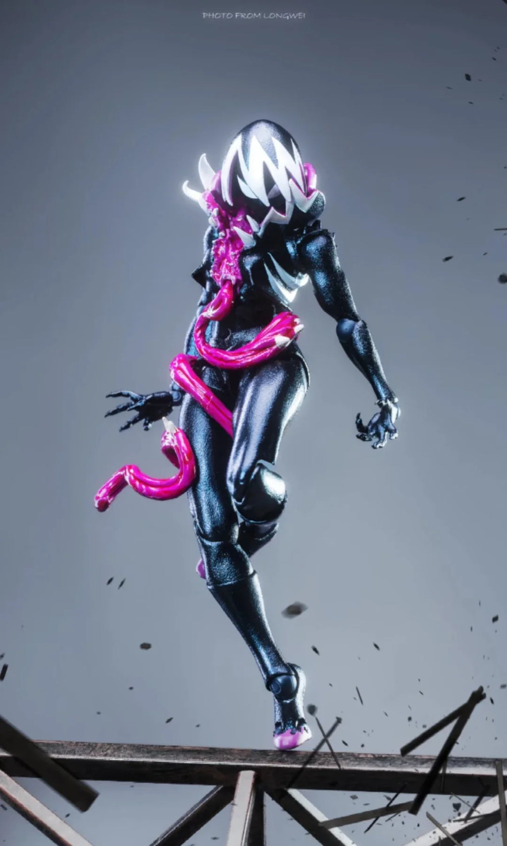 New KO Venom Gwen Marvel Anime Action Figures Figurine Kaiyodo Amazing Yamaguchi Revoltech Statue Model Customized Kid Toy Gifts