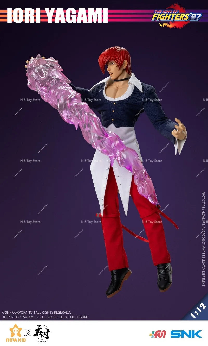 In Stock TunShi Studio TS-XXZ-008 1/12 SHF The King of Fighters'97 Iori Yagami Anime Action Figures Toys Models PVC Collector