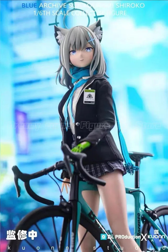 【In Stock】Original ZII.PRODUCTION Blue Archive Sunaokami Shiroko 1/6 Action Figure Model Collection Toy