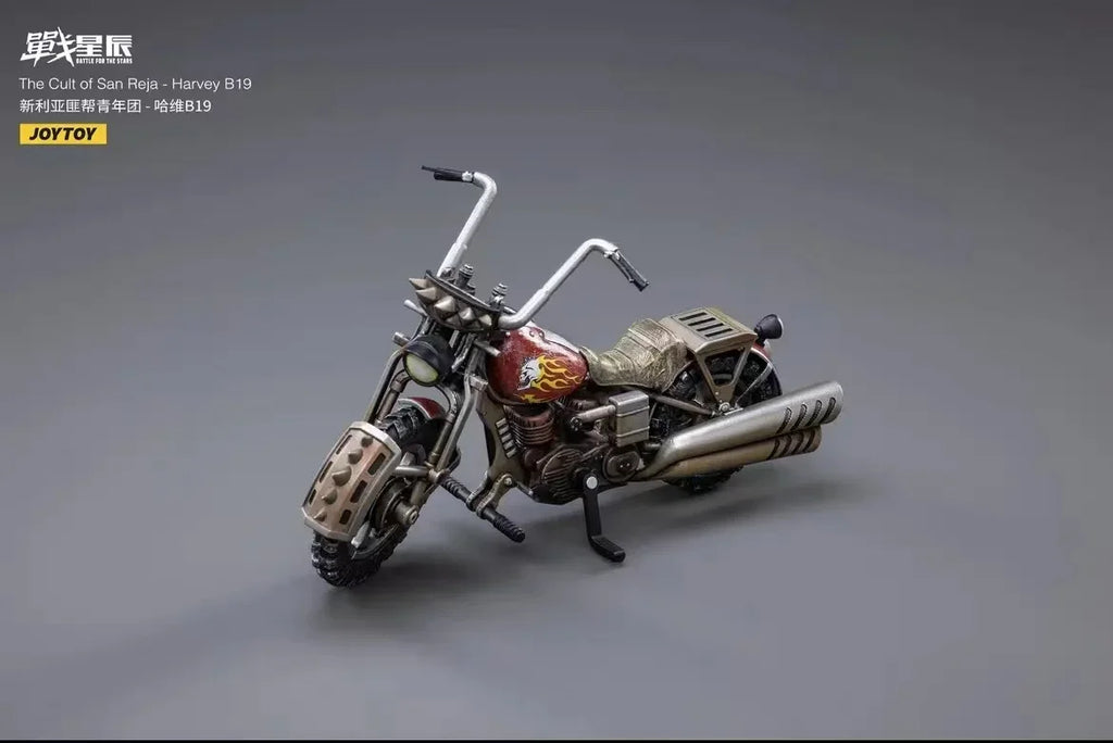 【Auf Lager】JOYTOY 1/18 Actionfigur & Motorrad Der Kult von San Reja Ailie Jack Harvey B19 Luyster C30 Original Soldatenmodell