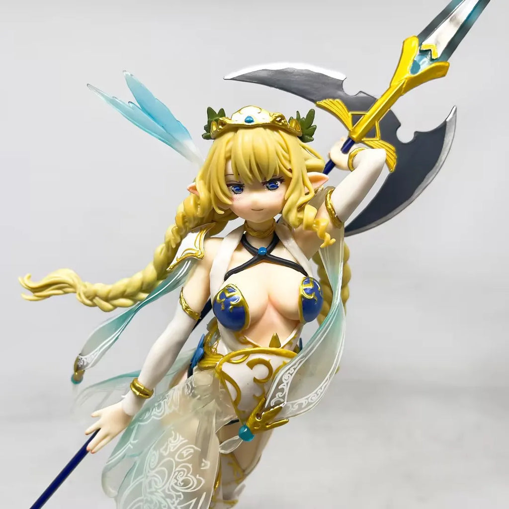 New 24cm Amiami Third Villager Anime Figure Lincia Pvc Action Figure Elf Village Beautiful Figurine Collectible Model Toys Gifts