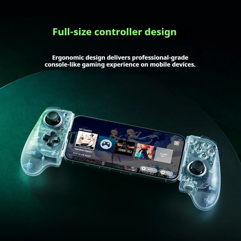 Razer KISHI V3 PHANTOM WHITE EDITION Gaming Controller for IOS Android PC 3A Games with TMR Joysticks Ergonomic Gamepads Gifts