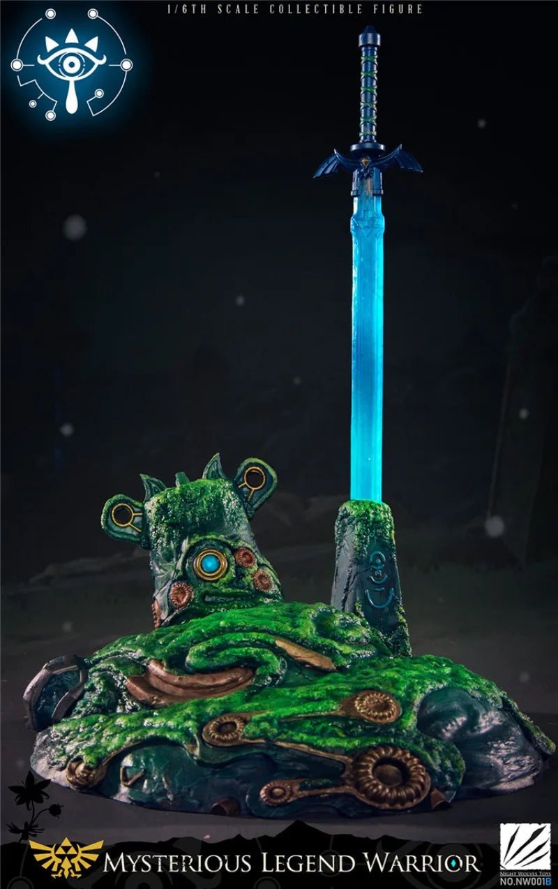 NWTOYS Original Zelda Mysterious Warrior Legend 1/6 Eye Movement Collectable Action Figure Joint Mobility Flexible Model Toys