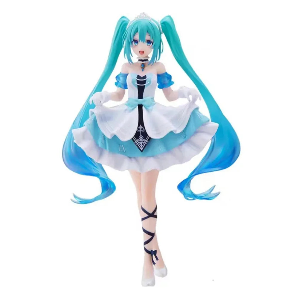 Heiß Neu 15 Stile Hatsune Miku Anime Figur Spielzeug MIKU Kawaii Cartoon PVC Actionfigur Modell Puppen Geburtstagsgeschenke