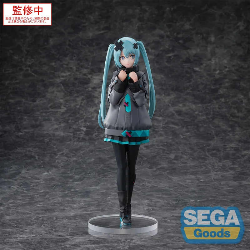 Genuine Sega Colorful Stage! The Movie: A Miku Who Can't Sing Luminasta Hatsune Miku PVC Original Anime Figure Model Toys Gift