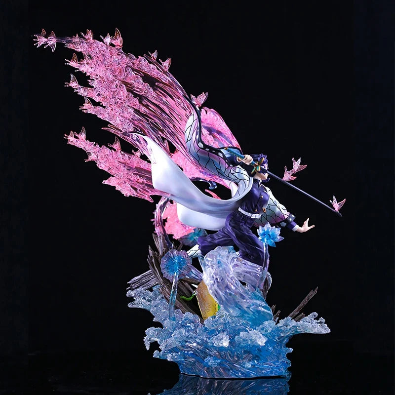 Anime Demon Slayer Kochou Shinobu 31cm Figure Statue Gk Garage Kits Pvc Figurine Model Doll Ornament In Stock