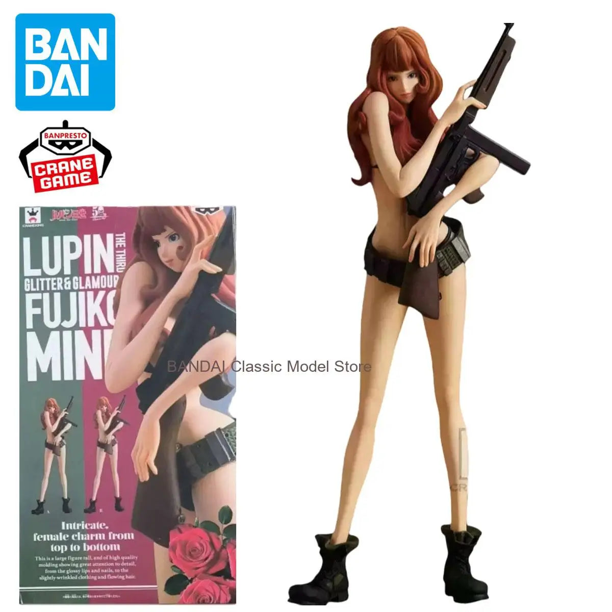 Auf Lager Bandai Original Banpresto Rupan Sansei Mine Fujiko Actionfigur Modell Puppe Brandneu Verpackt Anime-Charaktere Garage