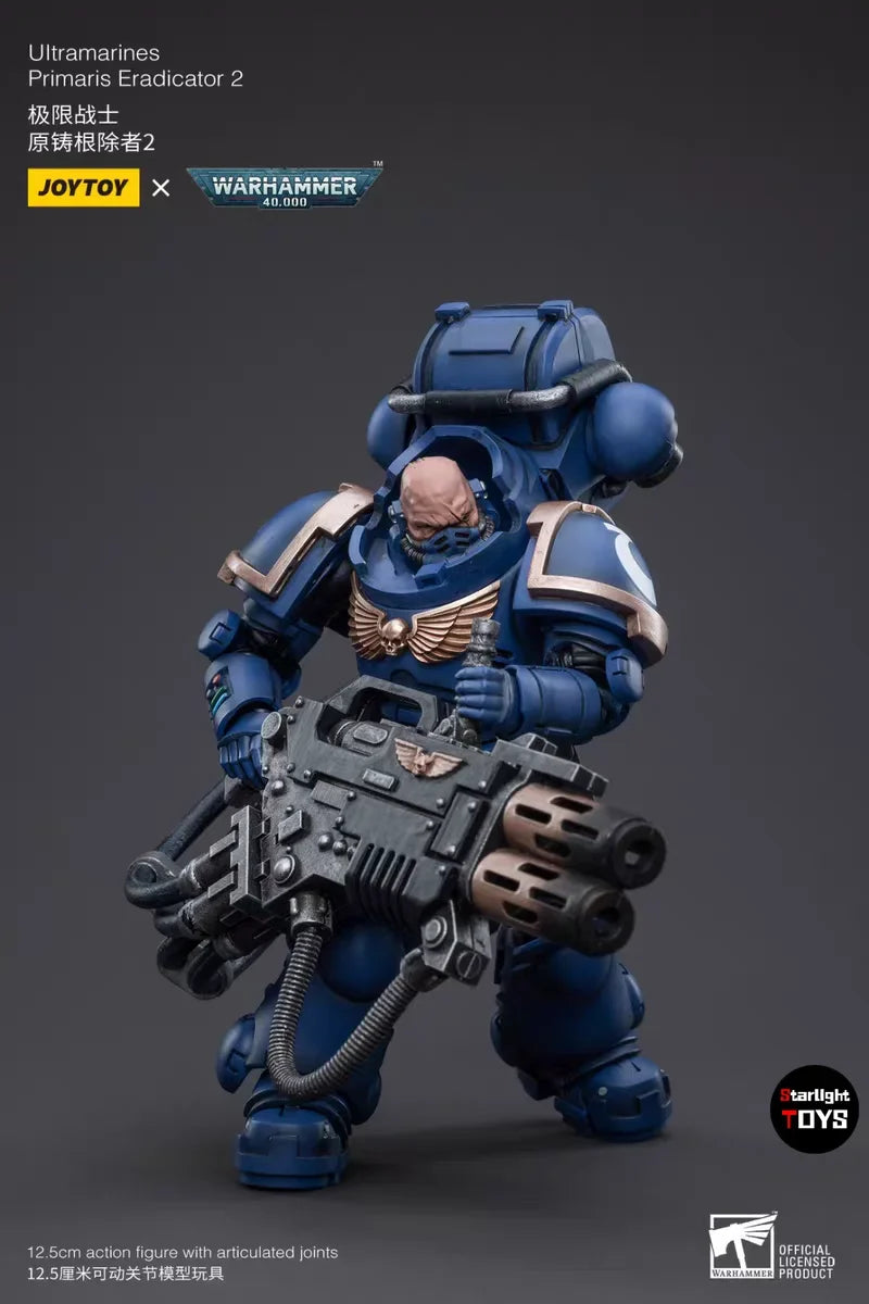 JOYTOY 1/18 Action Figure Warhammer 40K Ultramarines Primaris Eradicator 2 Toys Model Ornaments Collection Gifts