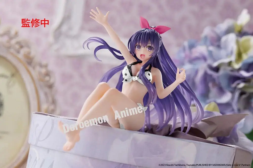 In Stock Original Taito Aqua Float Girls Date A Live V Yatogami Tohka Tokisaki Kurumi Swimming Suit Cute Girls Figures Model