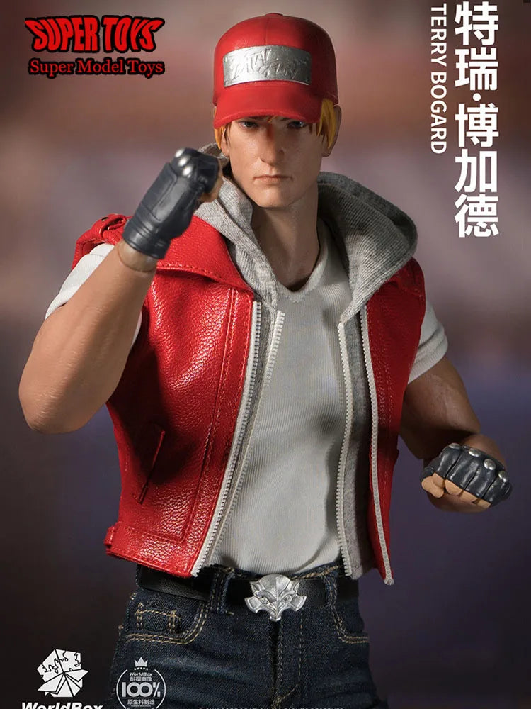WorldBox 1/6 Male Soldier The King Of Fighters Kyo Kusanagi Terry Bogard 12inch Classic Fighting Game Action Figure Dolls